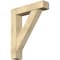 Ekena Millwork Traditional Block Rough Sawn Bracket w/ Offset Brace, Douglas Fir, 8"W x 36"D x 44"H BKT0806X36X44TRA05RDF - alternate 1